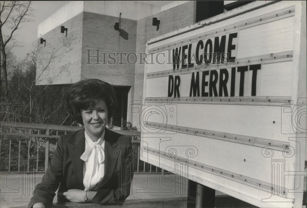 1979 Dr. Judy Merritt, President, Jacksonville State Junior College - Historic Images