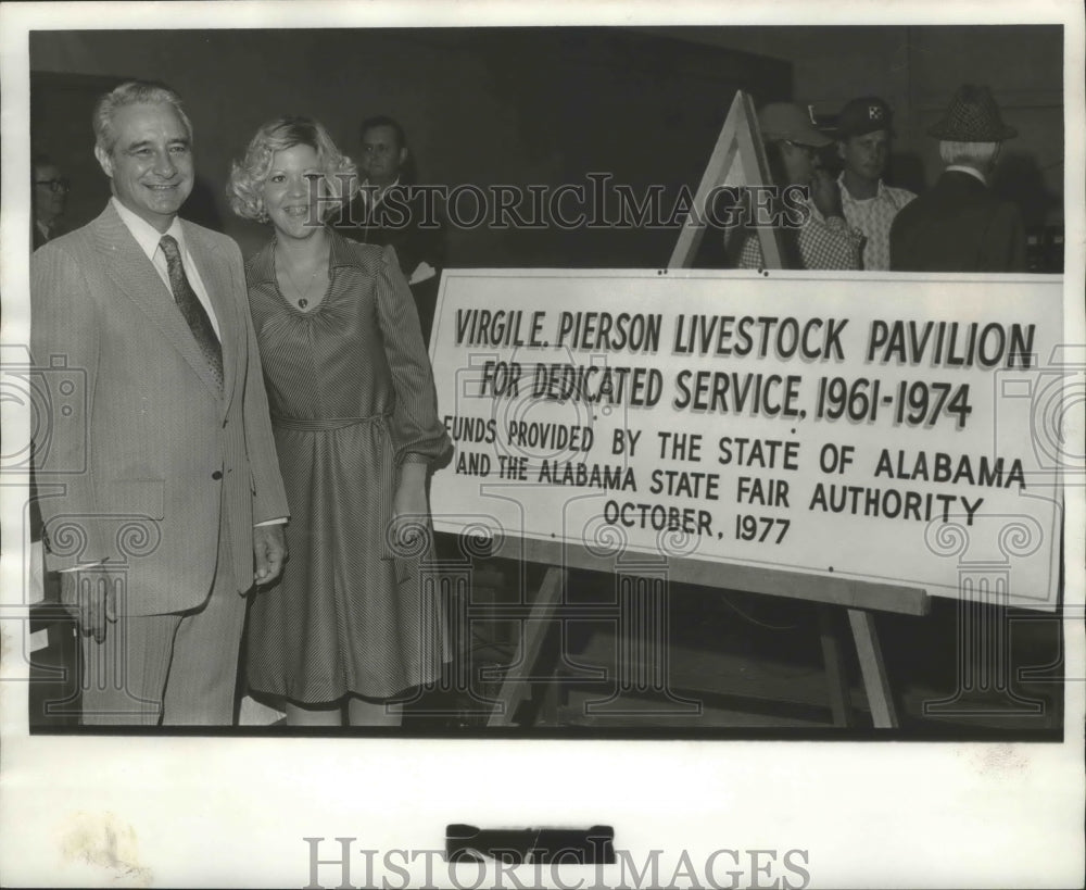 1977, Virgil E. Pierson Livestock Pavilion dedication, Alabama - Historic Images