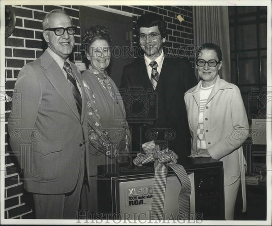 1976 Doctor Larry Miles at Retirement Party at University and Others - Historic Images