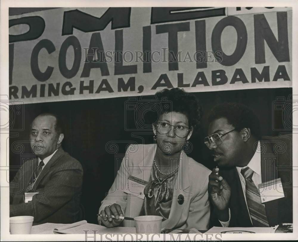 1986 Richard Arrington & others, Alabama New South Coalition meeting - Historic Images