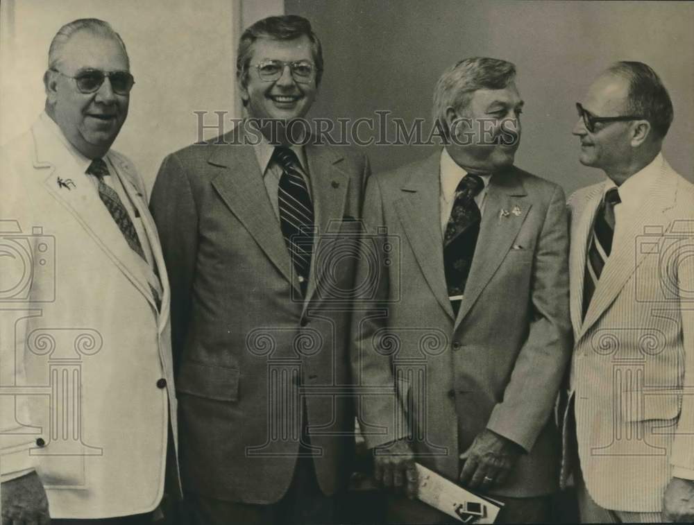 1976 Press Photo Delegation chairmen from Alabama since 1964 in New York - Historic Images