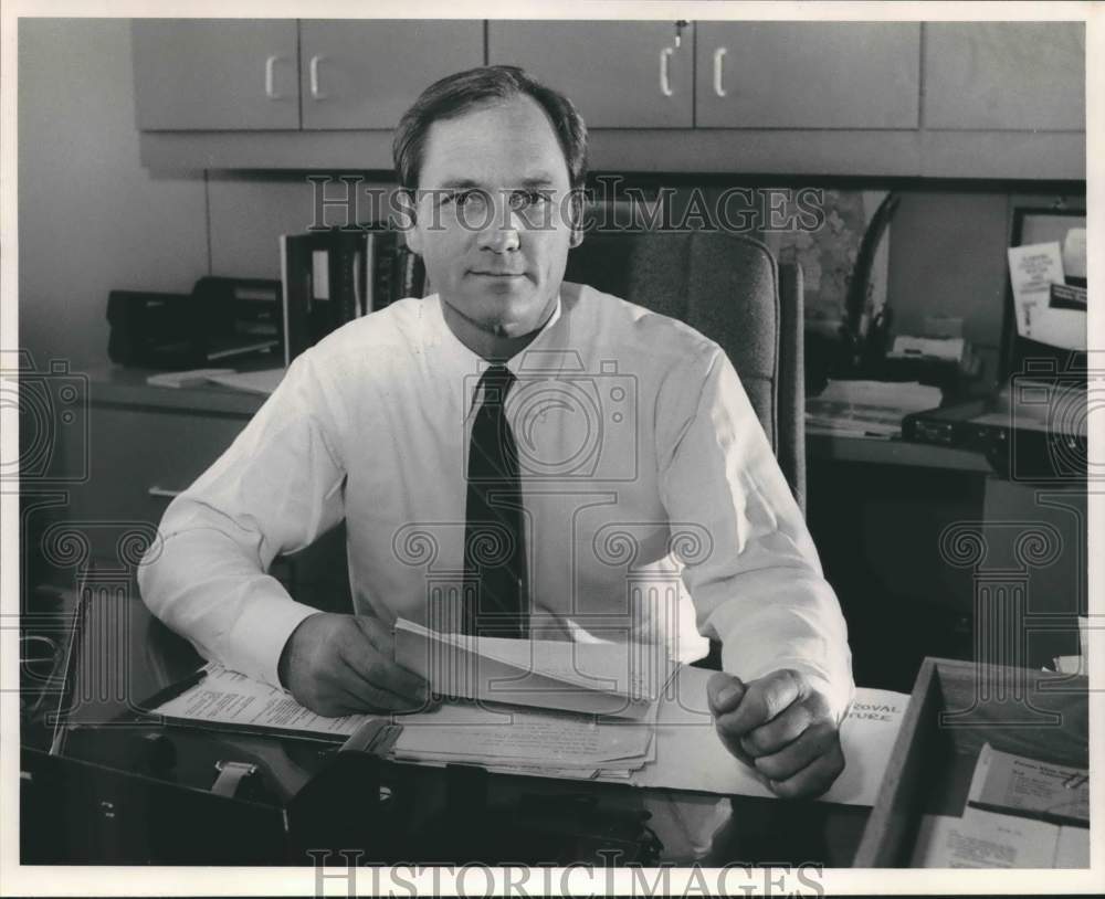 Press Photo State Attorney General Don Siegelman, Office in Montgomery, Alabama - Historic Images