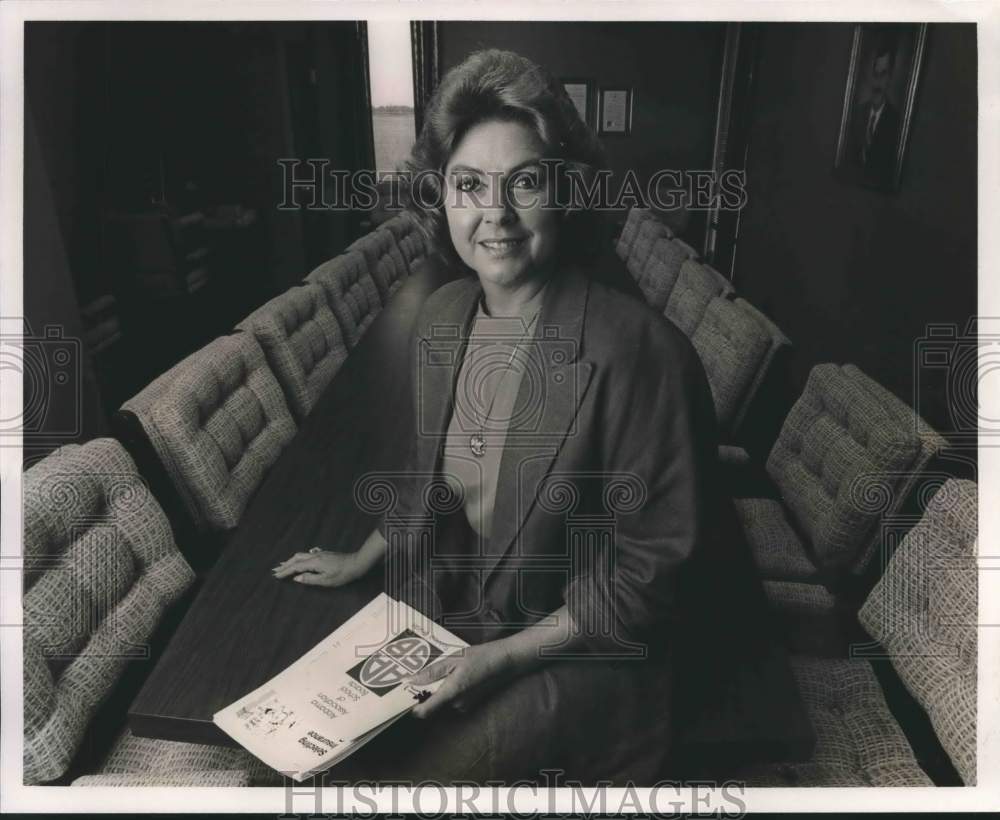 1989 Press Photo Sandra Sims-Degraffenried, Alabama Association of School Boards - Historic Images