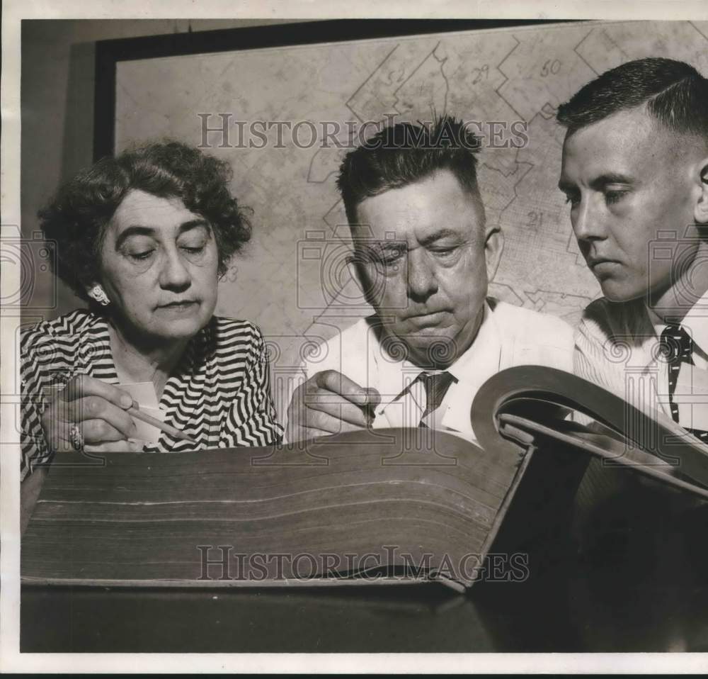 1955 Press Photo Mrs. R. A. Strickland, Jefferson County Jury Commission Member - Historic Images