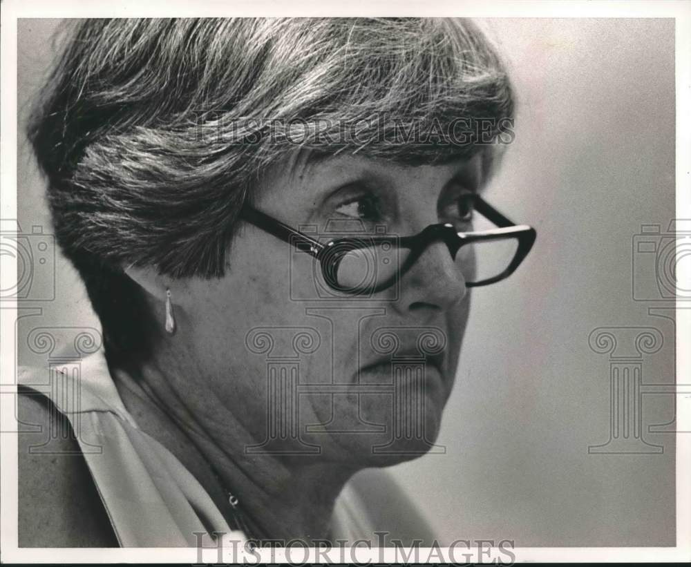 1985 Press Photo State Senator Frances Strong, Alabama Politician - abna37564 - Historic Images