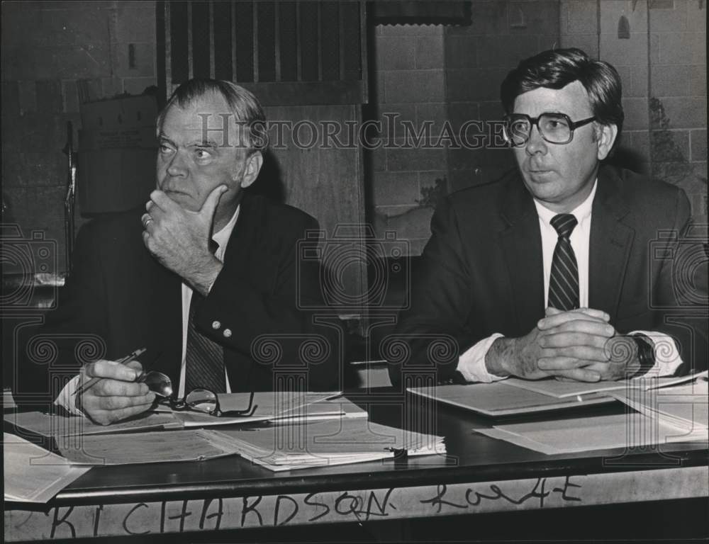 1983 Press Photo Shelby County Planning Commission meeting in Alabama - Historic Images