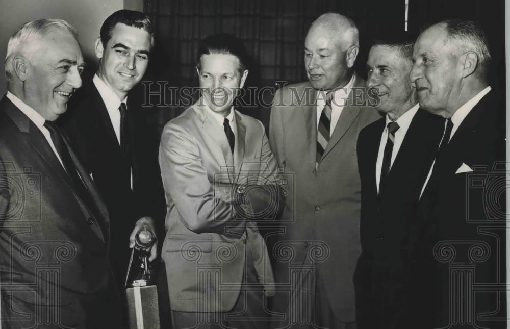 1966, Decatur Businessmen Visit to Hear Story of Fresno - abna37634 - Historic Images