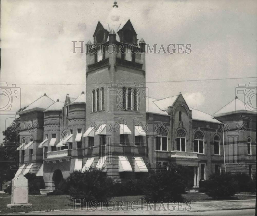 1960 Press Photo Autauga County Courthouse in Prattville, Alabama - abna37680-Historic Images