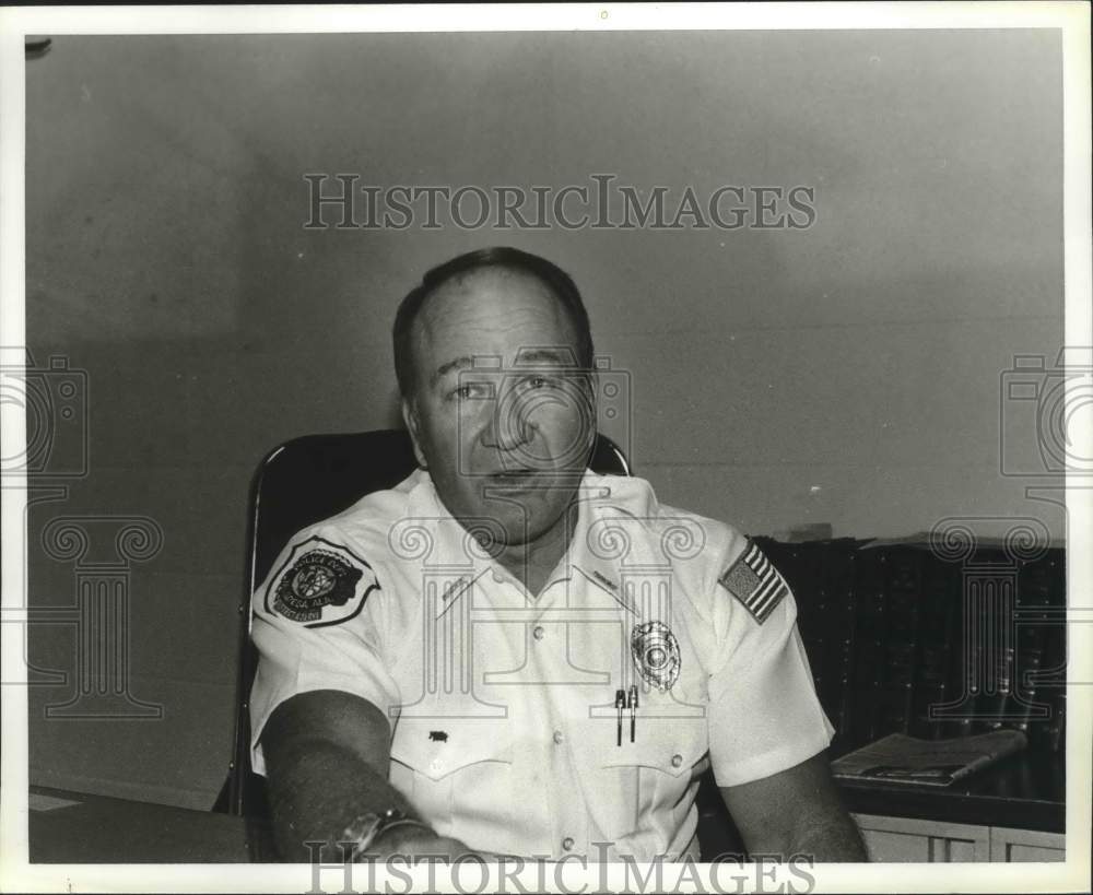 1981 Press Photo Robert E. Otwell, Talladega Police Chief - abna37806 - Historic Images