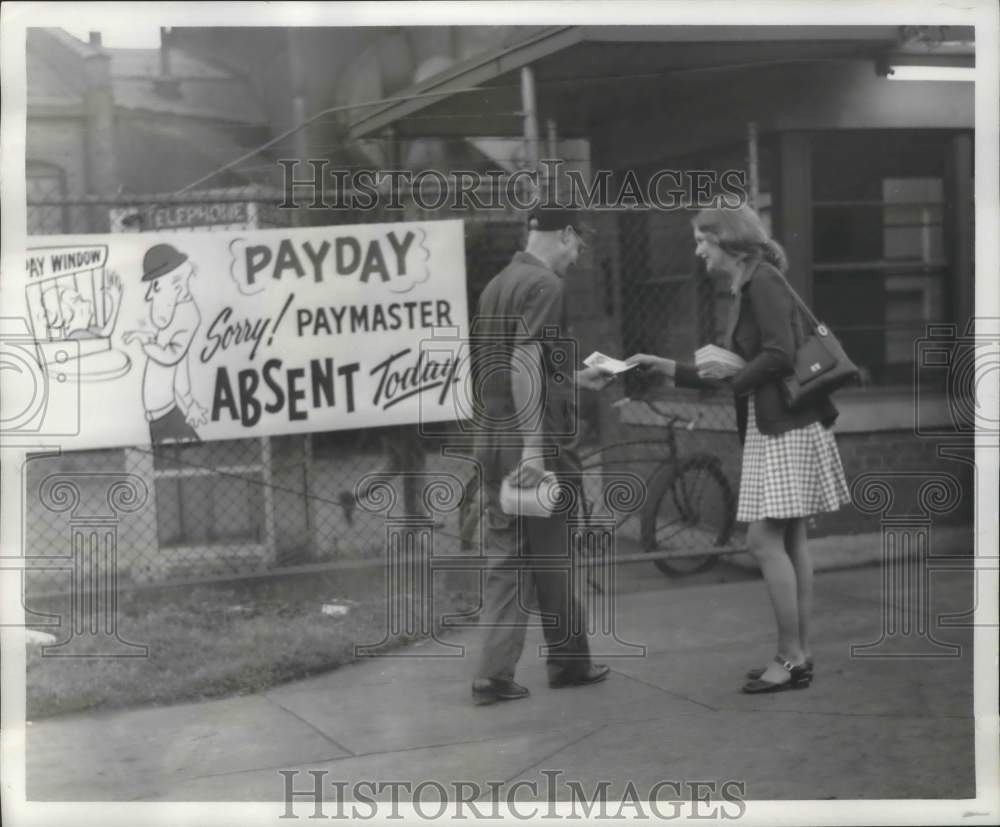 1974, Mrs. Gene McLain Campaigns For Her Husband, Alabama - abna37838 - Historic Images