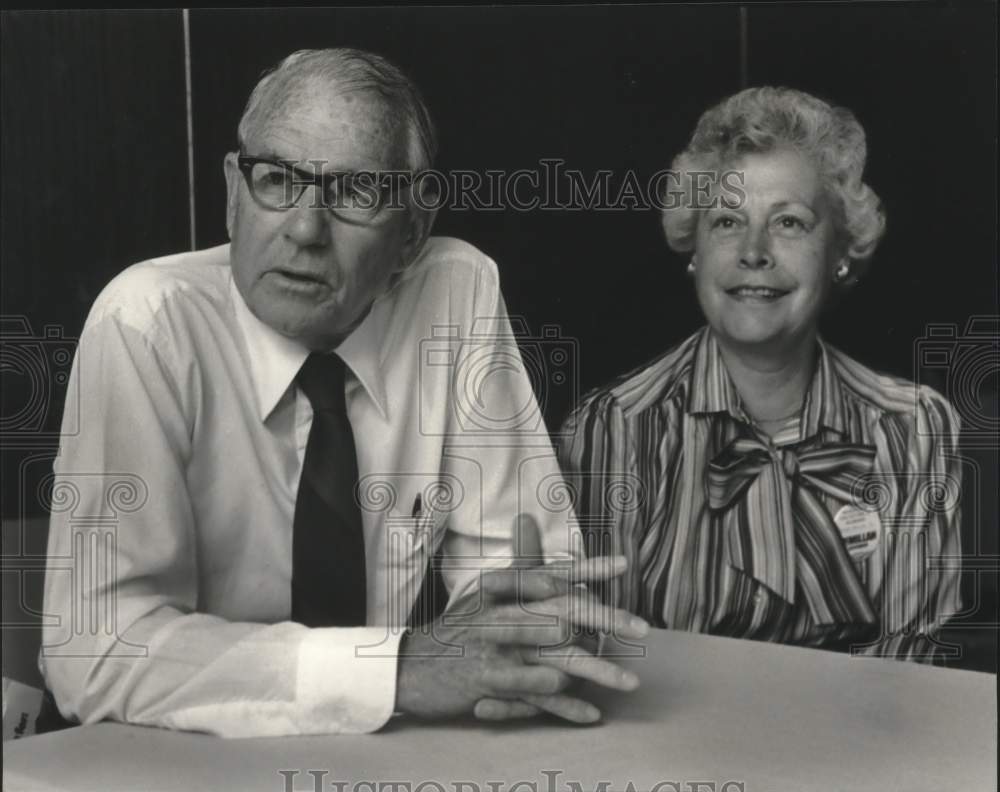 1982 Press Photo Mr. &amp; Mrs. George McMillan, Sr., parents of Alabama Politician - Historic Images