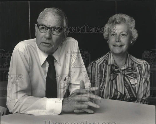 1982 Press Photo Mr. & Mrs. George McMillan, Sr., parents of Alabama Politician - Historic Images