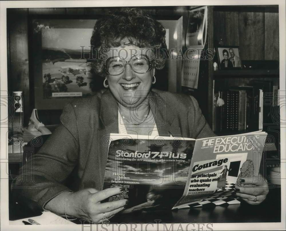 1987 Press Photo Jo Ann Pritchett, Berry High School Principal - abna37920 - Historic Images