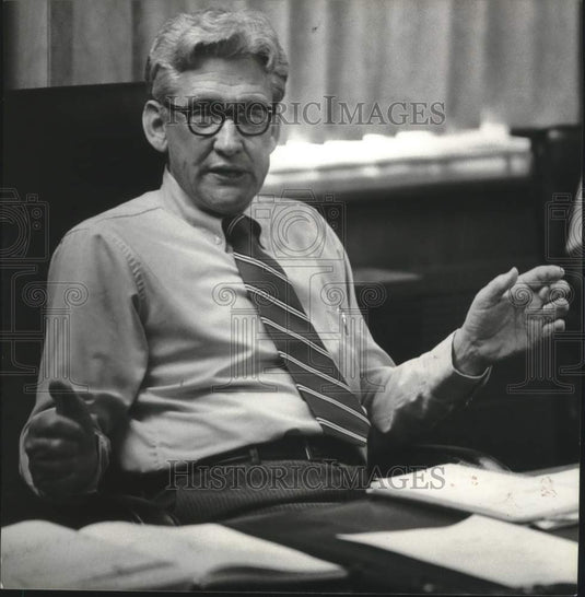 1982 Press Photo Ray Moore, Jefferson County Commissioner - abna37942 - Historic Images
