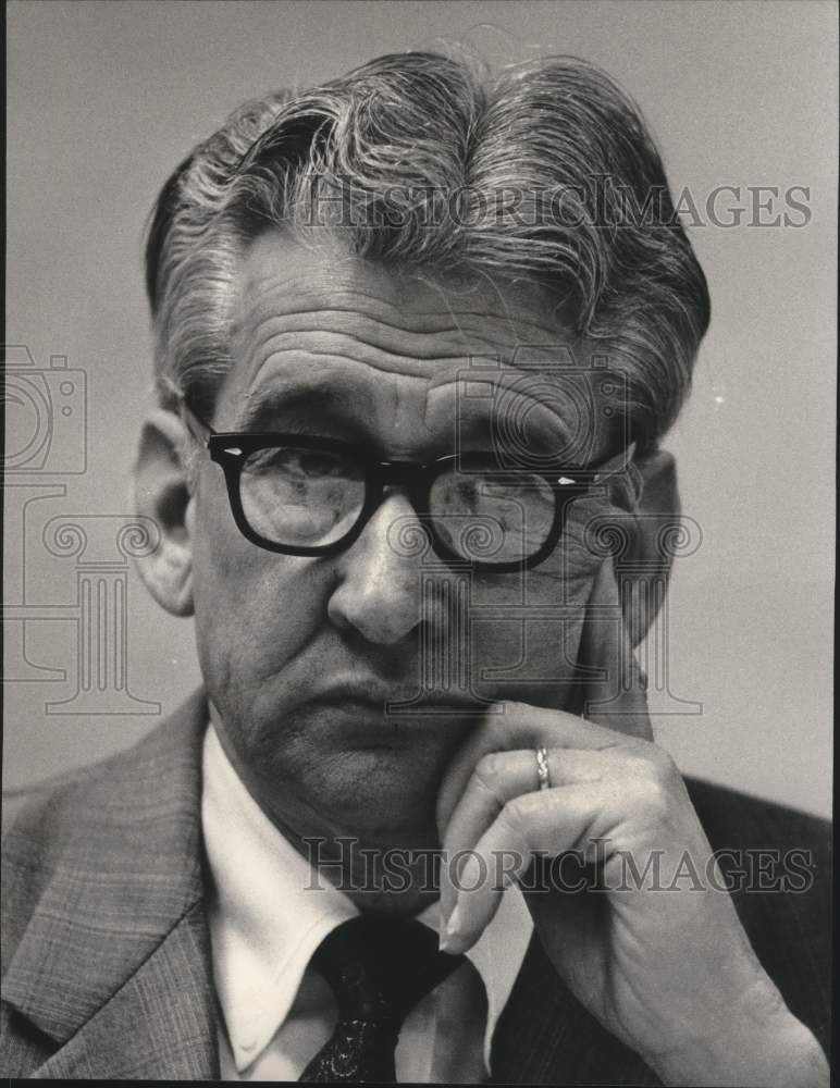 1985 Press Photo Ray Moore, Jefferson County Commissioner, Alabama - abna37944 - Historic Images