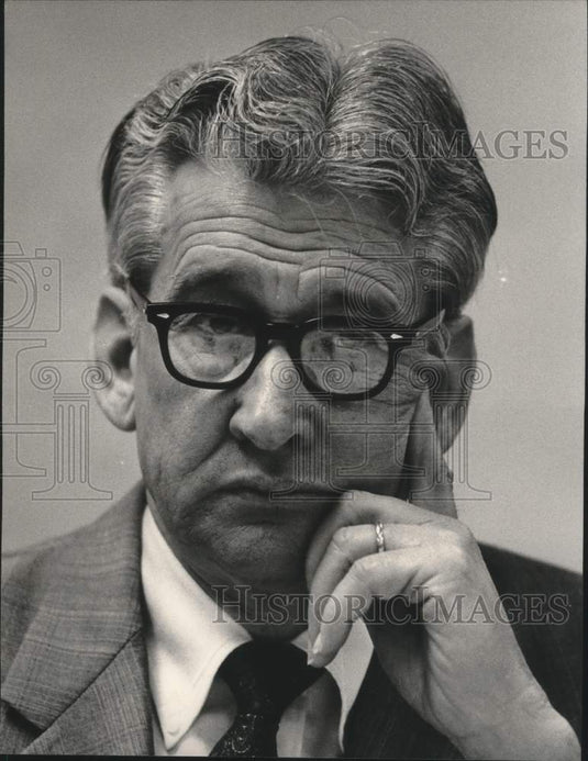 1985 Press Photo Ray Moore, Jefferson County Commissioner, Alabama - abna37944 - Historic Images