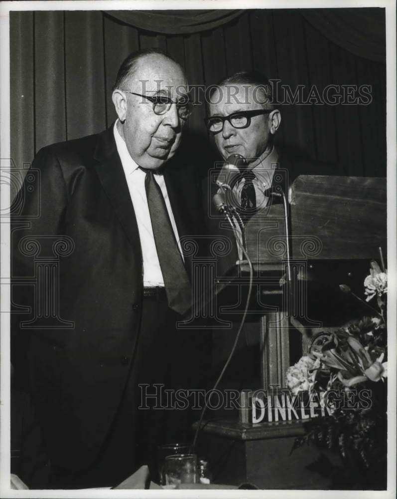 1969, C.P. Nelson, Secretary of the AEA, Speaking - abna37986 - Historic Images