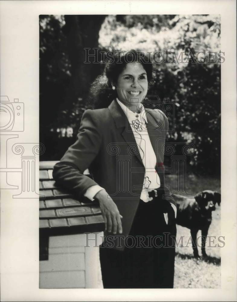 1990 Press Photo Lori Allen Siegleman, Wife of Politician Don Siegleman - Historic Images