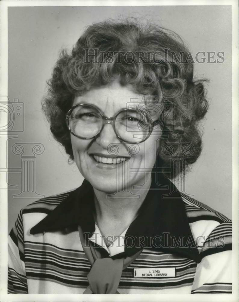 1977, Ina Sims, Baptist Med Center-Montclair Librarian - abna38043 - Historic Images