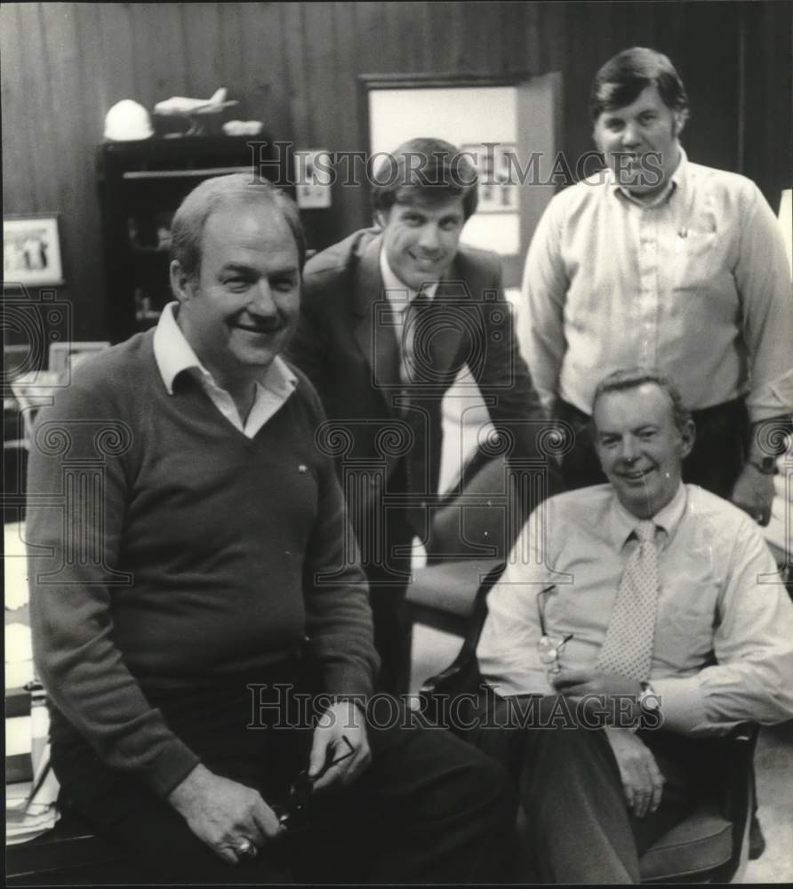 1980 Press Photo Selma, Alabama Businessmen Striplin, Battle, Jones, McCormick - Historic Images