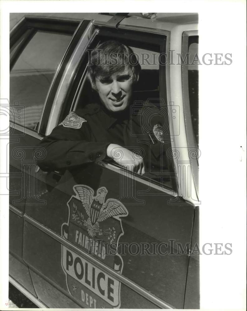 1980 Press Photo Fairfield Police Officer Randall Stricklin - abna38068 - Historic Images