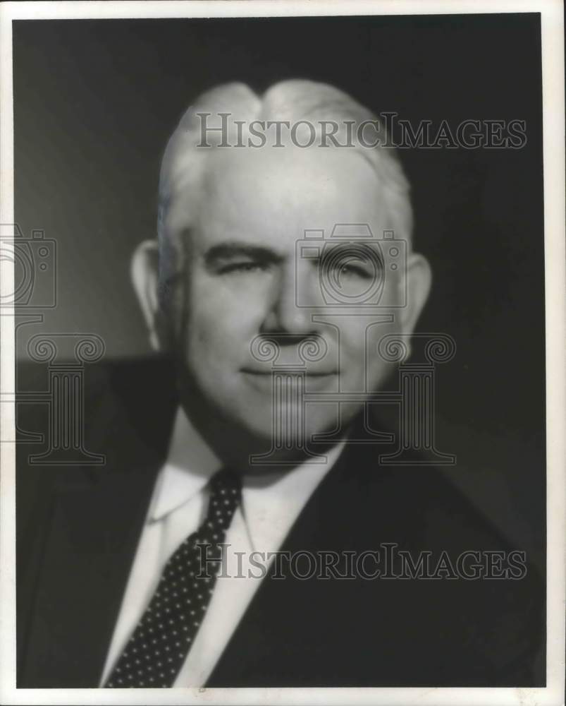1959 Press Photo P.M. Strickland of the Gulf States Life Insurance Company - Historic Images