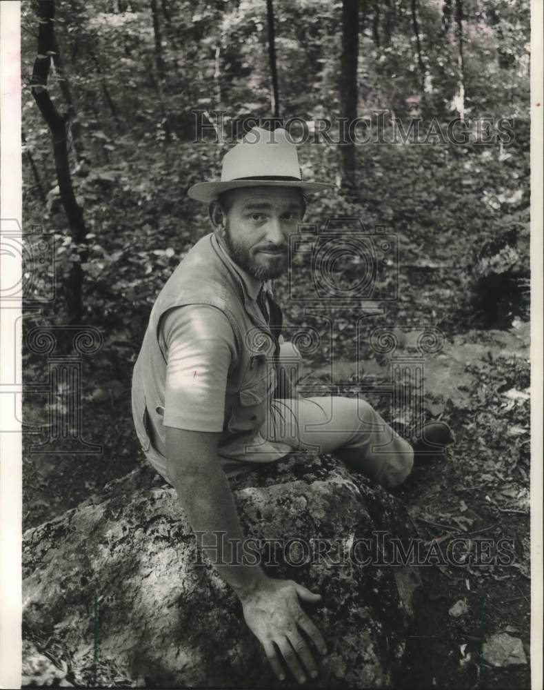 1989 Press Photo Ruffner Mountain Nature Center Hugh Strickland - abna38072 - Historic Images