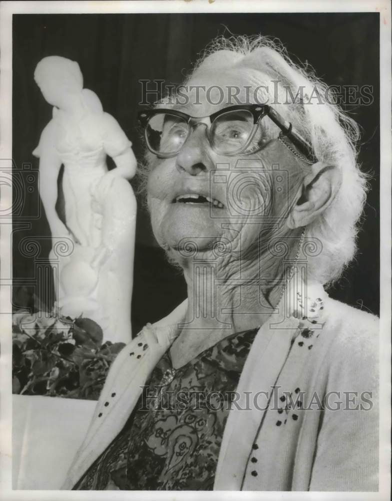 1972, Mrs. Emma Shopshire being honored by Myrtle Rebekah Lodge - Historic Images