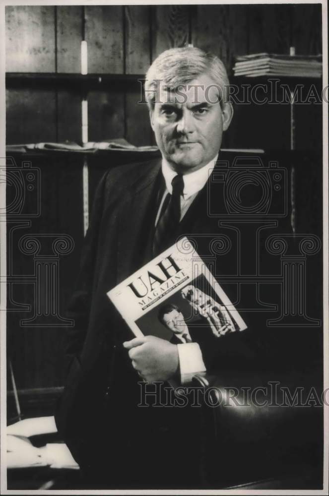 1989 Press Photo University of AL at Hunstville president Dr. Louis Padulo - Historic Images