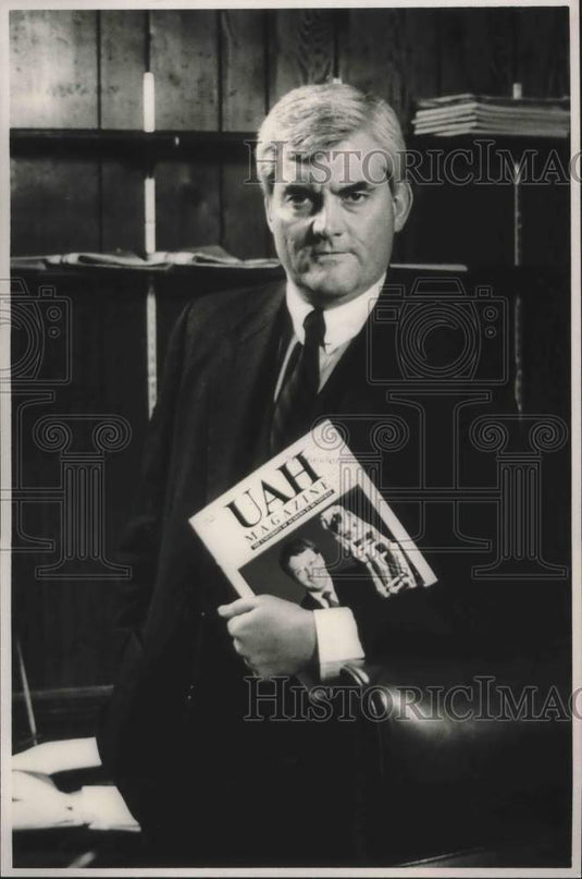 1989 Press Photo University of AL at Hunstville president Dr. Louis Padulo - Historic Images