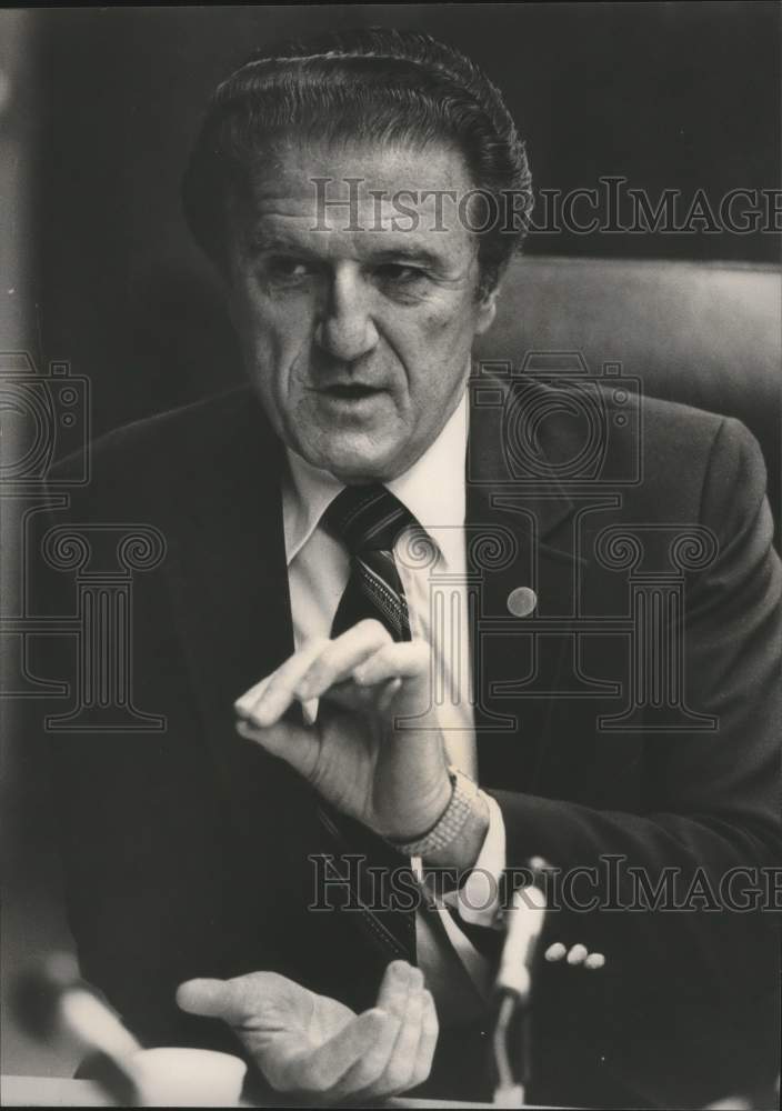 1984 Press Photo Dr. John Pagen, candidate for Jefferson Cty. AL school supt. - Historic Images