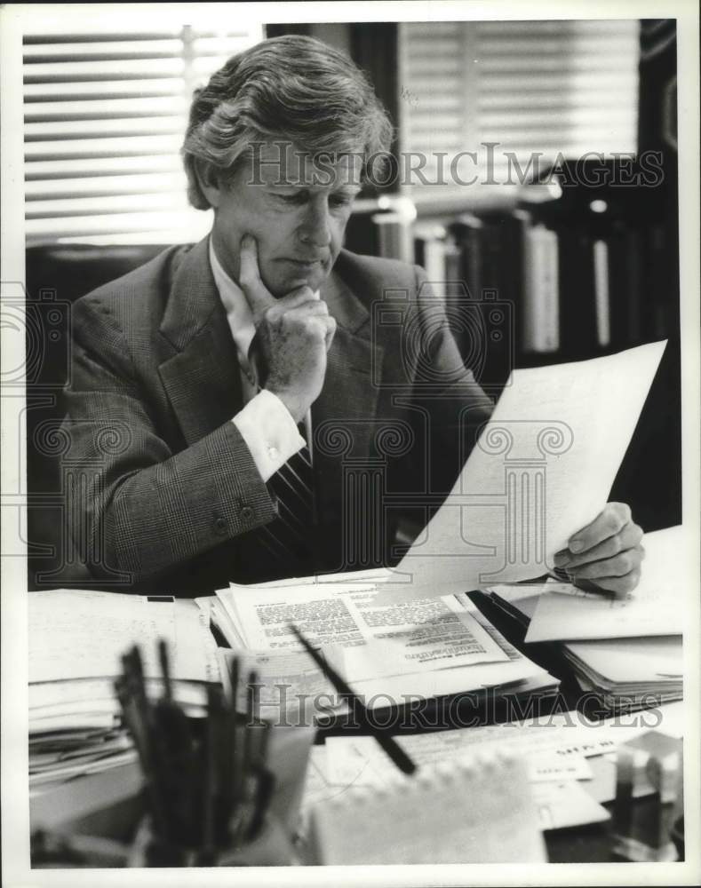 1981 Press Photo Ed Selfe, Birmingham-Jefferson County Transportation Authority - Historic Images