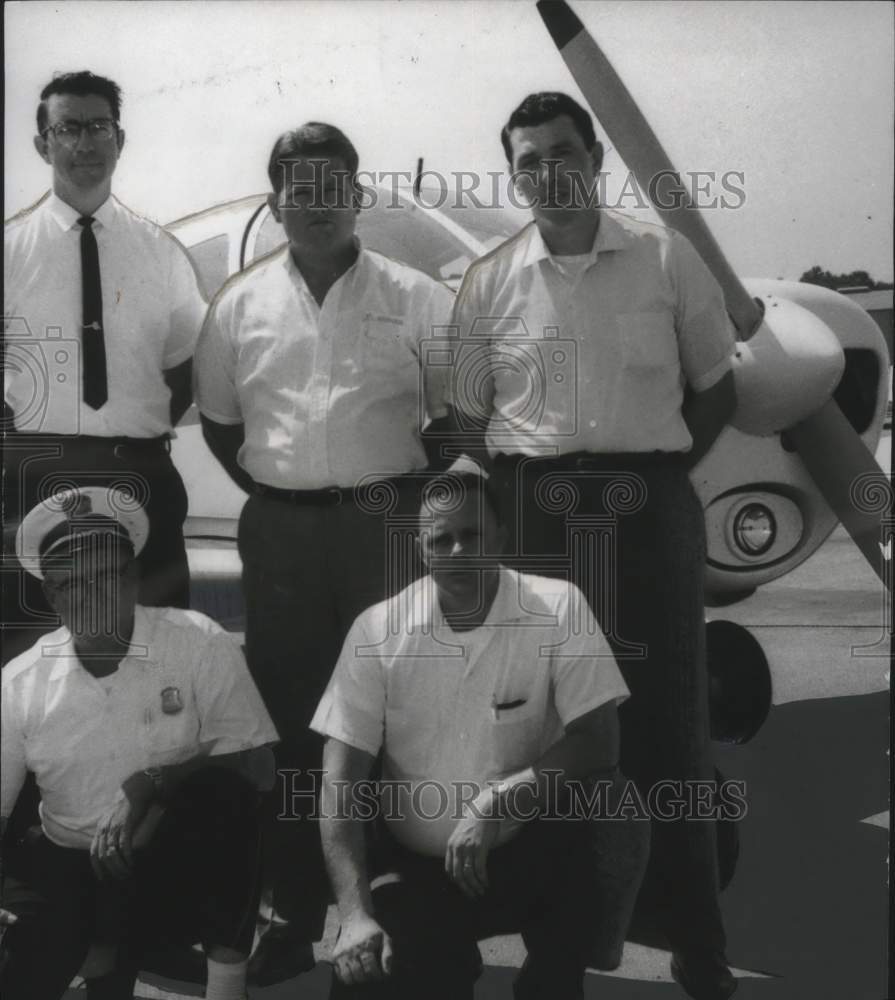 1968 Press Photo Police Pilots of Tarrant, Alabama - abna38385 - Historic Images