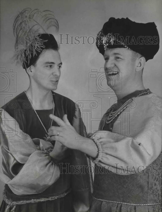 1964, Scene from "Rigoletto", Birmingham Civic Opera - abna38405 - Historic Images
