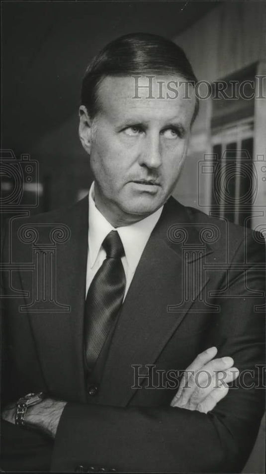 1981 Press Photo Michael O'Mara, Candidate for Birmingham Police Chief - Historic Images