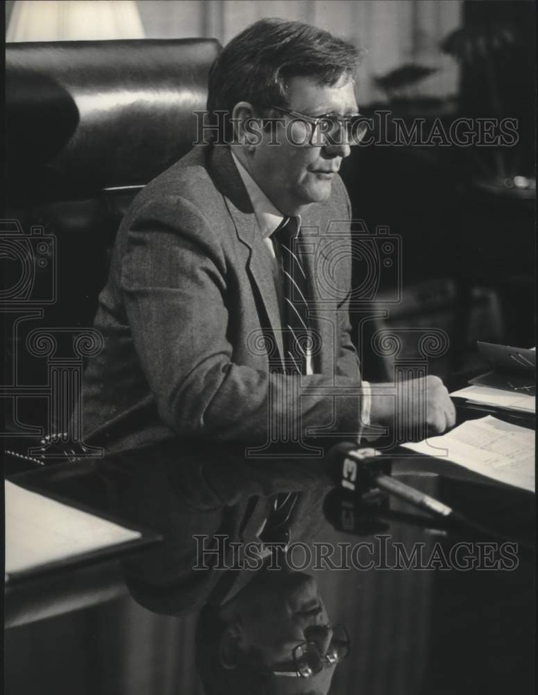 1983 Press Photo David Orange, Jefferson County Sheriff's office, Alabama - Historic Images