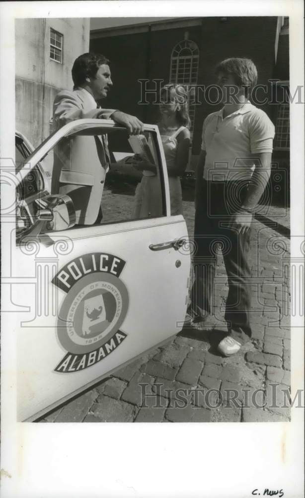 1978, Montevaldo AL police chief David Nichols &amp; students - abna38435 - Historic Images