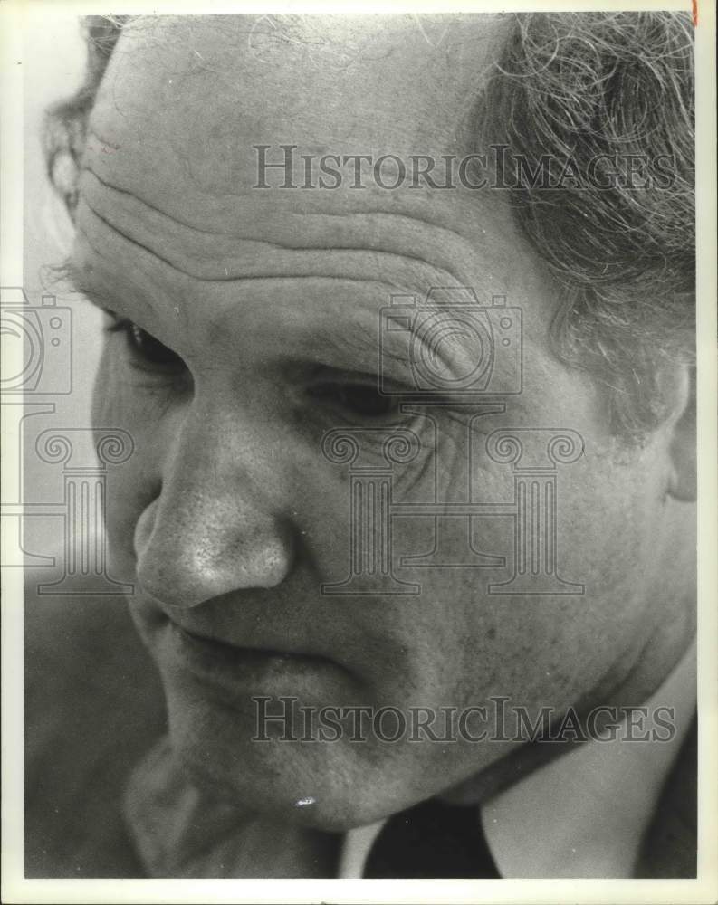 1980 Press Photo Former Birmingham AL police chief B.R. Myers, portrait - Historic Images