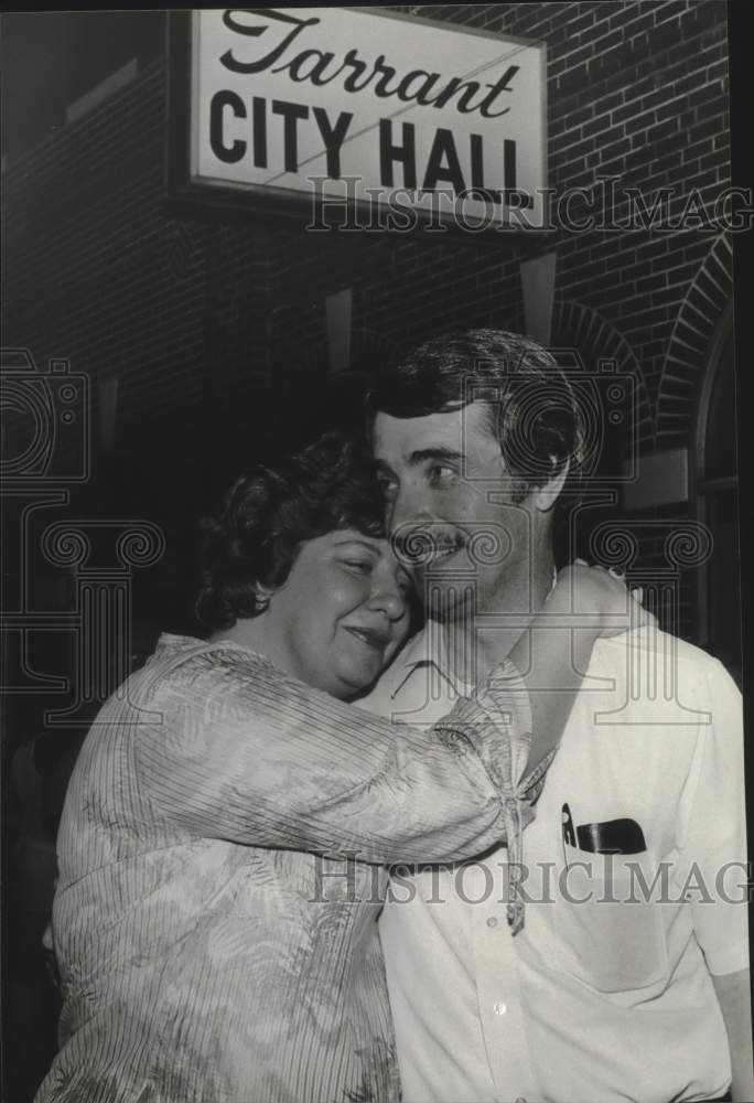 1980 Press Photo George Allen Parker & wife Jane, Tarrant, Alabama - abna38484 - Historic Images