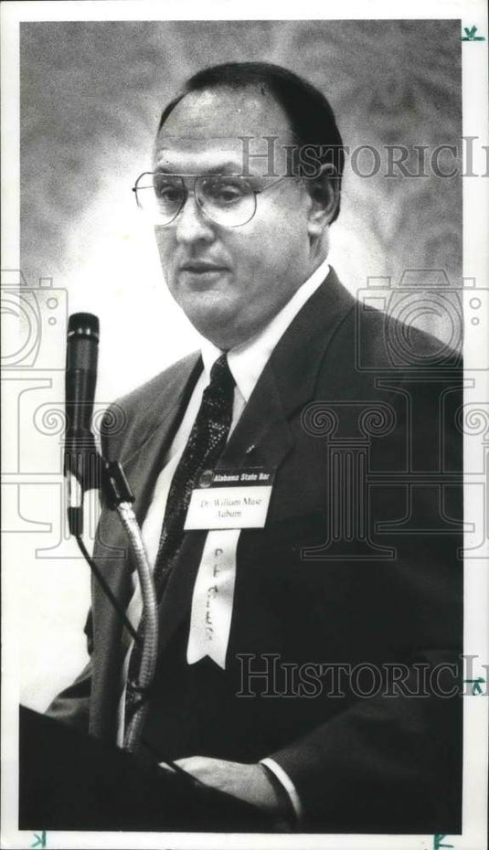 1992 Press Photo Dr. William Muse on Panel about Alabama Potential - abna38520 - Historic Images