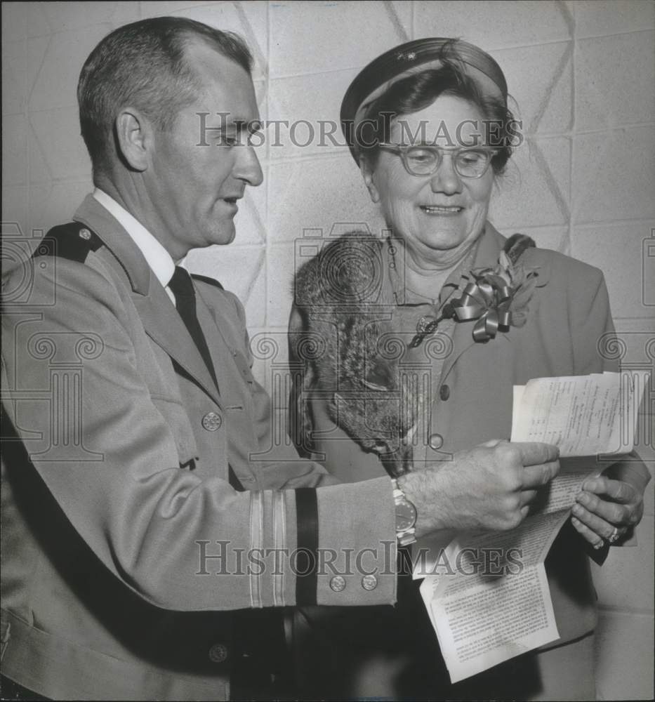 1962, Jay Morris, Midfield, Alabama, Police Chief &amp; Mrs. Iralee Benz - Historic Images