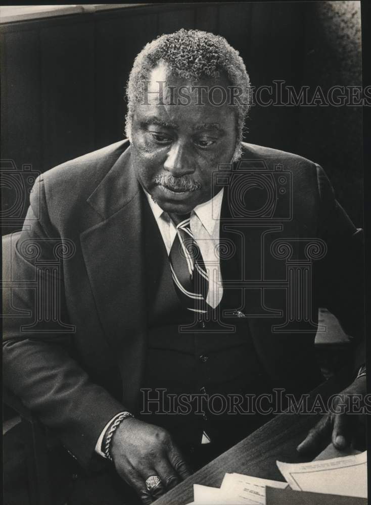 1982 Press Photo Demetrius Newton, Attorney - abna38550 - Historic Images