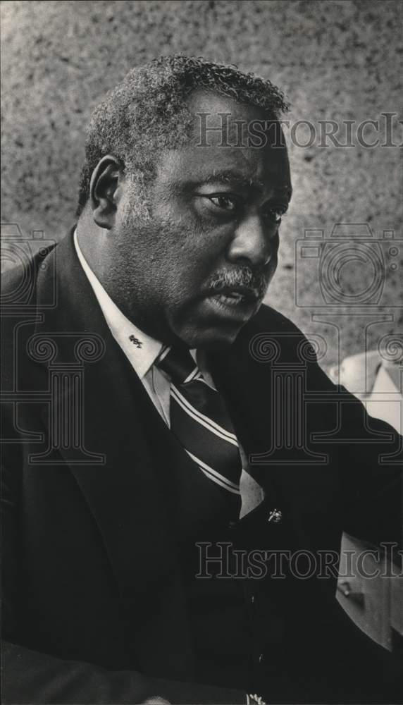 1983 Press Photo Attorney Demetrius Newton - abna38551 - Historic Images