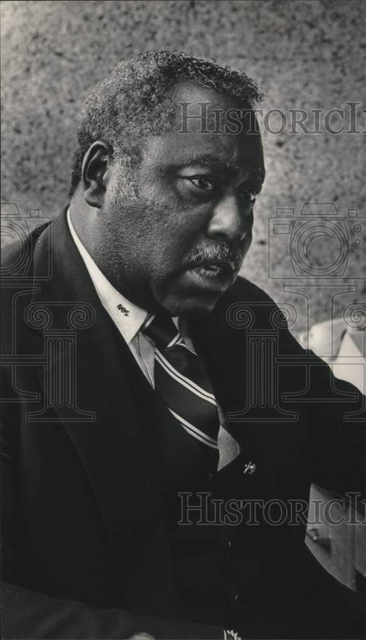 1983 Press Photo Attorney Demetrius Newton - abna38551 - Historic Images