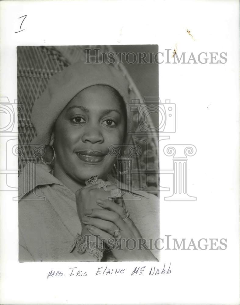 1990 Press Photo Mrs. Iris Elaine McNabb, crime victim, Alabama - abna38580 - Historic Images