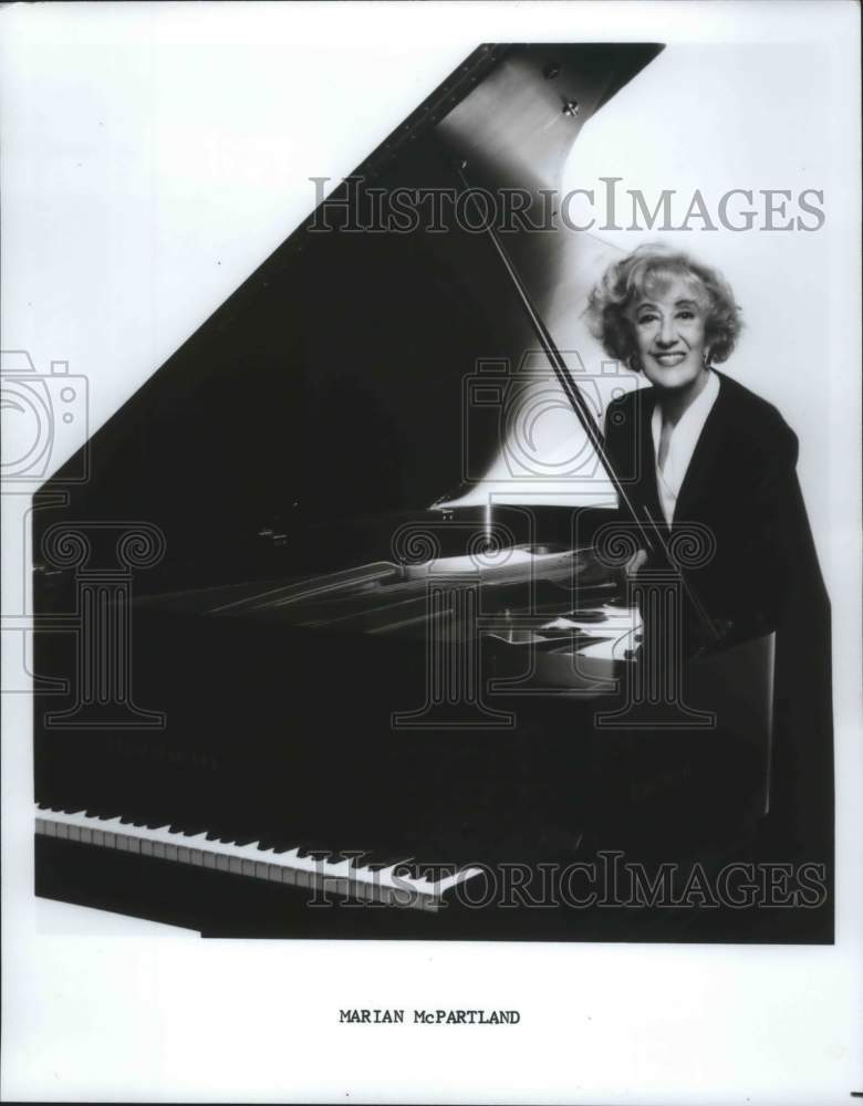 Press Photo Marian McPartland at the piano - abna38584 - Historic Images