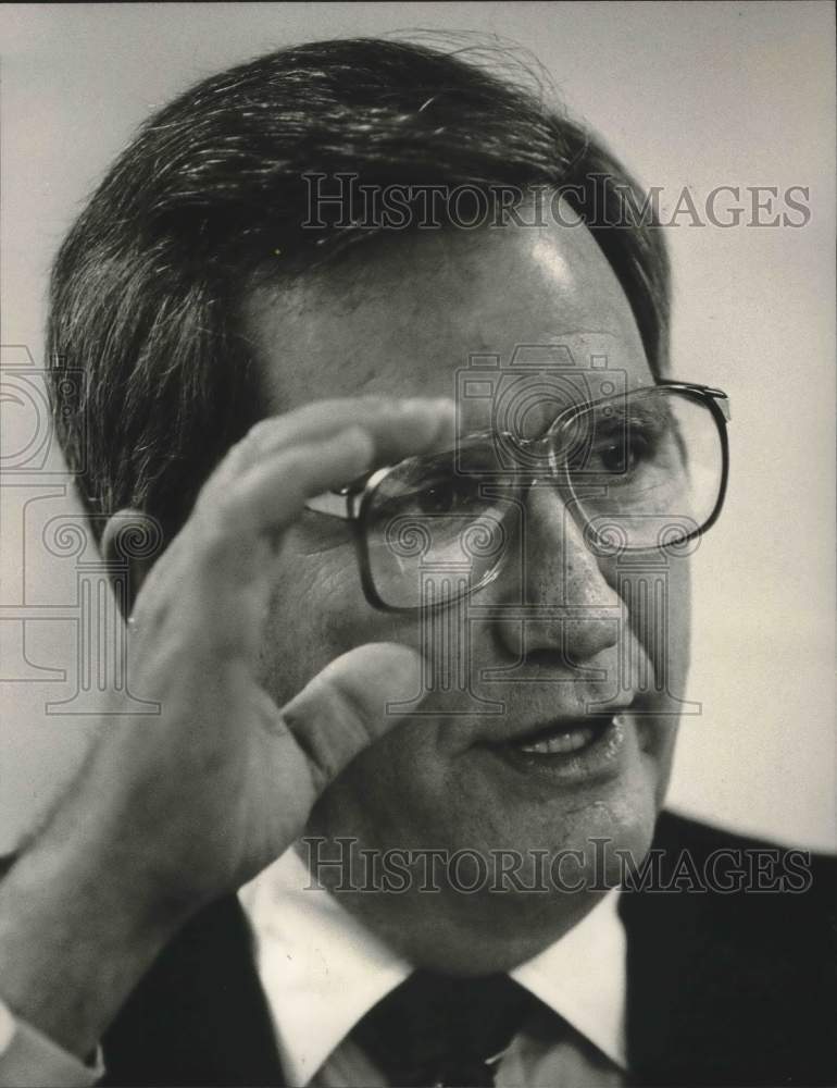 1985 Press Photo David Orange, Member of Jefferson County Commission - Historic Images