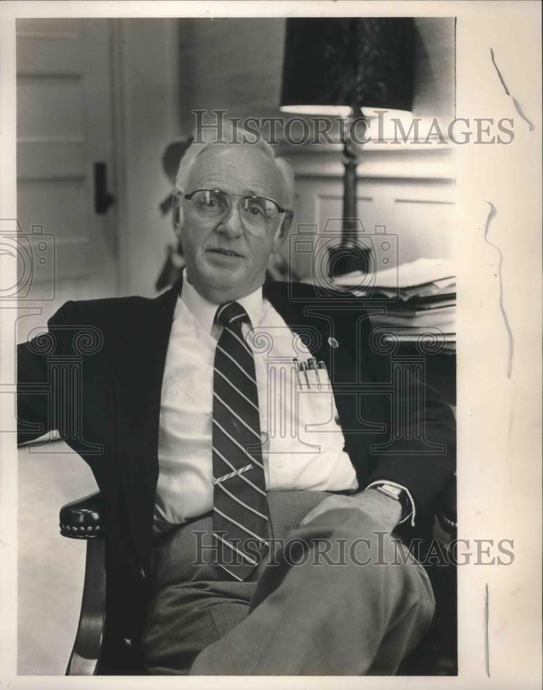 1985 Press Photo Arthur Outlaw, Mobile Mayor - abna38623 - Historic Images