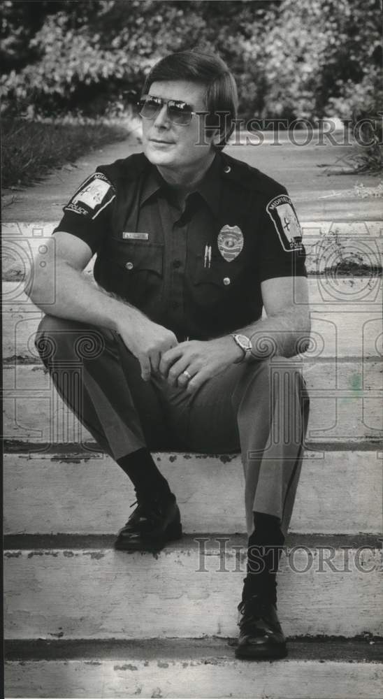 1987 Press Photo Graysville, Alabama Police Chief James Martin - abna38634 - Historic Images