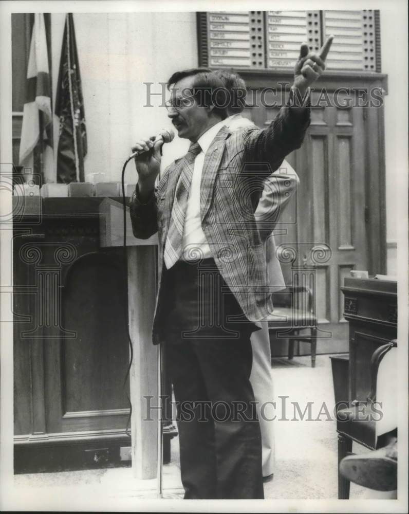 Press Photo Representative Bob McKee of Montgomery, Alabama - abna38668 - Historic Images